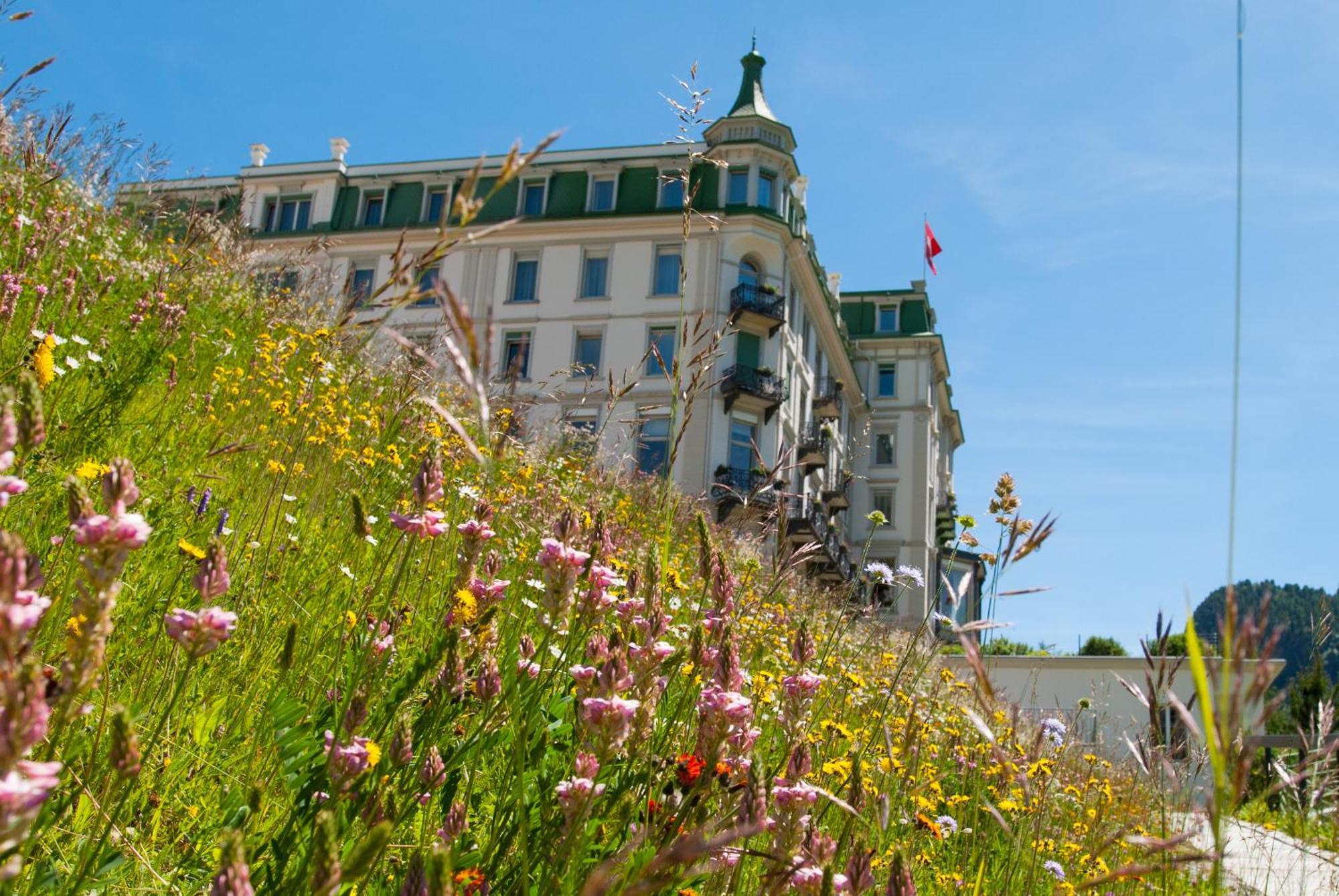 Grand Hotel Kronenhof Pontresina Exteriör bild